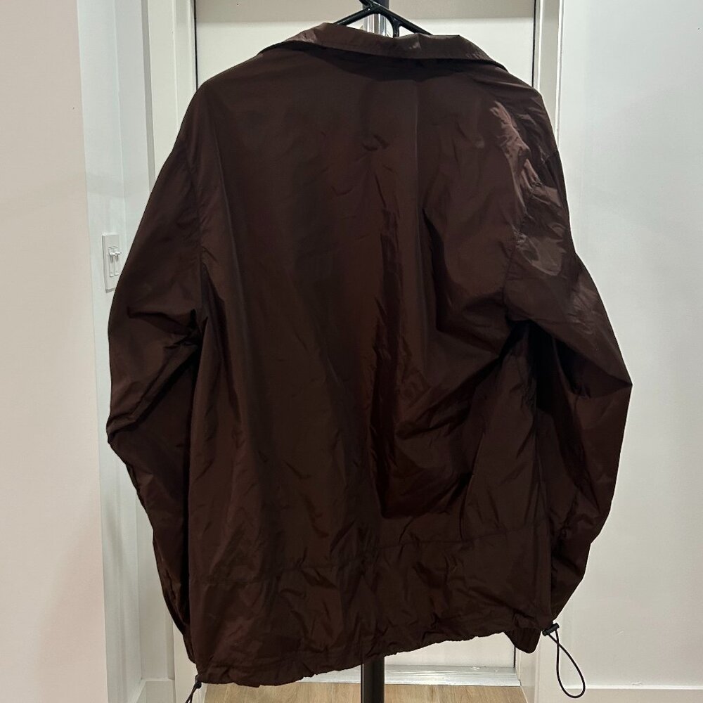 OFF-WHITE ZIP-UP FUNNEL JACKET BROWN/RED - Picture 5 of 5